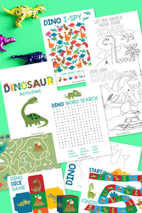 Dinosaur Printable Kids Activity Pack