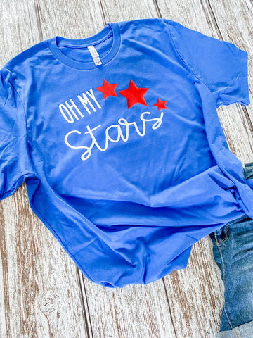 Oh My Stars Patriotic T-Shirt