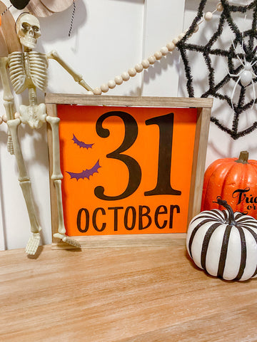 October 31st Halloween Sign Kit