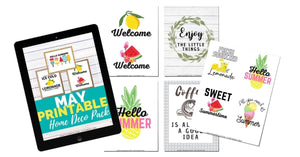 Summer Printable Home Decor Pack