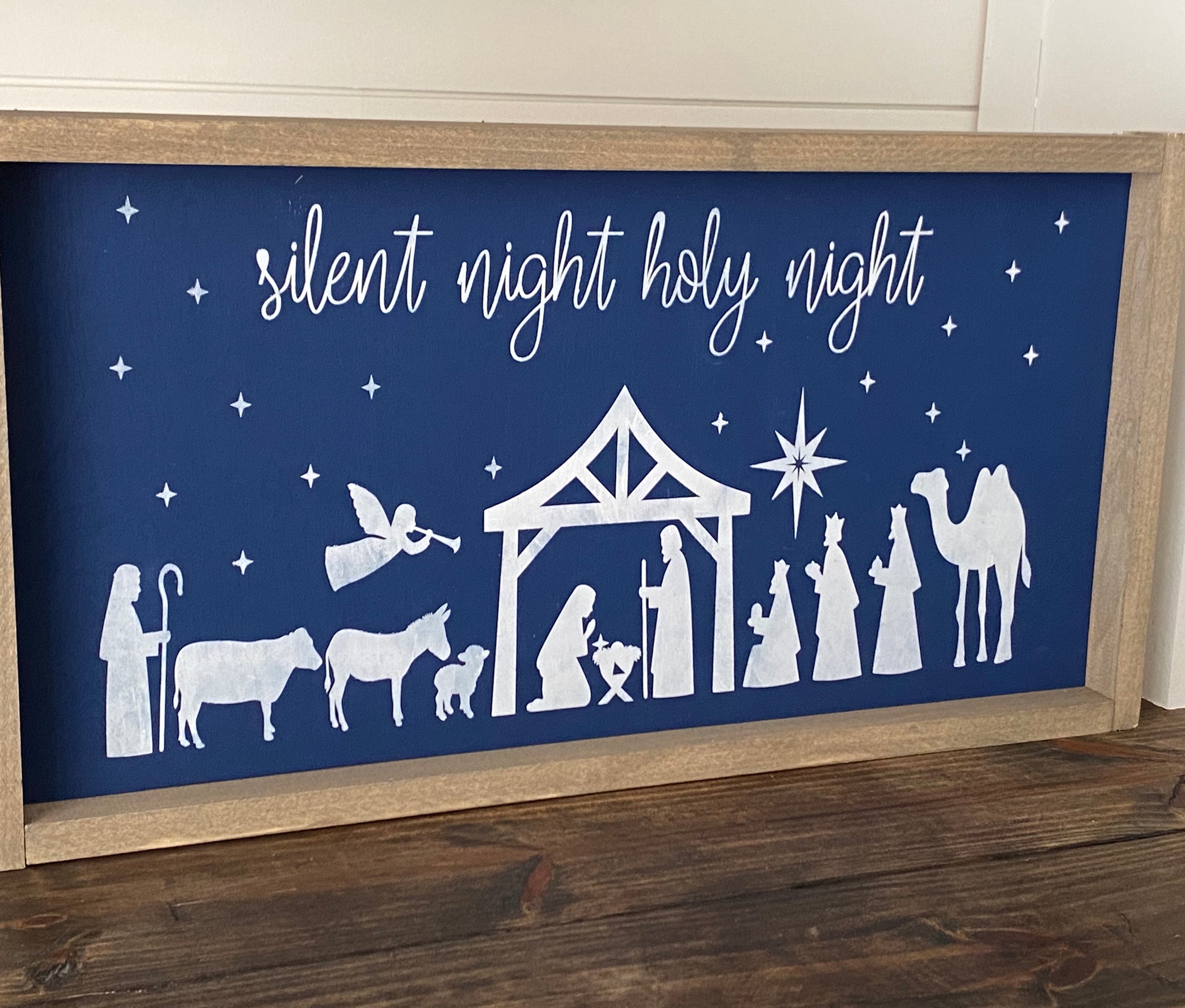 Silent Night Nativity Craft Kit 12X24