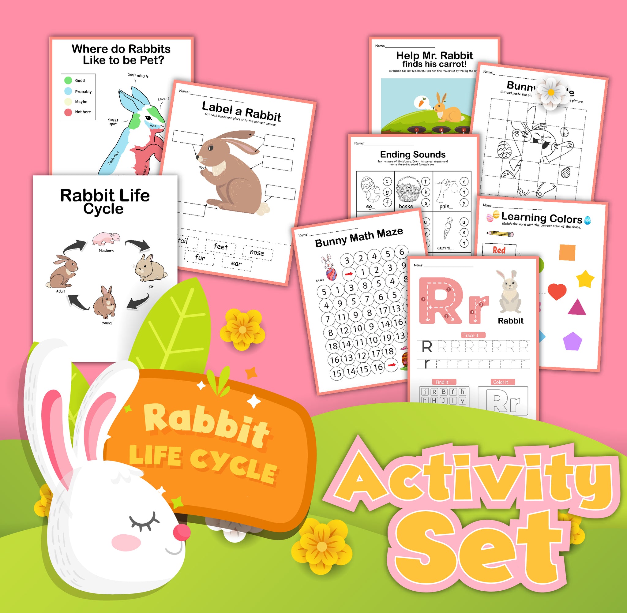 Spring & Easter Printable Kids Activity Pack